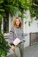 Jennie Gestreepte Gebreide Trui