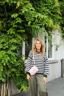 Jennie Gestreepte Gebreide Trui