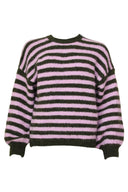 jennie-gestreepte-gebreide-trui-khaki-sweet-like-you-productfoto-vooraanzicht-1