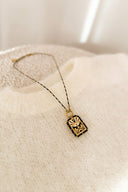 Khloe Eye Bedel Halsketting Zwart