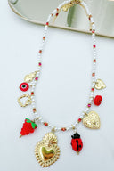 Kikki Pearl Charm Necklace