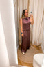 elsa-satijnen-jurk-bordeaux-sweet-like-you-model-vooraanzicht-2