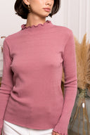 Léa Rib Knitted Turtleneck Top