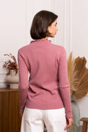 Léa Rib Knitted Turtleneck Top