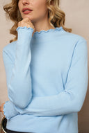 Léa Rib Knitted Turtleneck Top