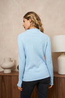 Léa Rib Knitted Turtleneck Top