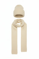 Set of Hat and Scarf Wool Cashmere Blend