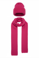 Set of Hat and Scarf Wool Cashmere Blend