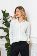 Lily Striped Shirt Blouse | Sweet Like You