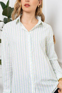 Lily Striped Shirt Blouse | Sweet Like You