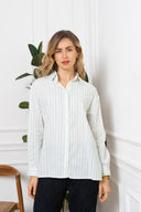Lily Striped Shirt Blouse | Sweet Like You
