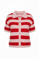 Milou Gestreepte Gebreide Cardigan