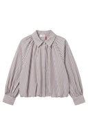 Emilia Gestreepte Cropped Hemd Blouse | Sweet Like You