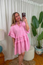 Mélanie Gestreepte Ruffle Jurk