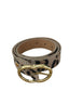Dorianne Luipaard Suede Riem
