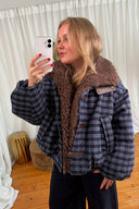 Aurelio Geruite Quilted Short Teddy Jacket | Adoré Paris