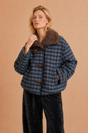 Aurelio Geruite Quilted Short Teddy Jacket | Adoré Paris