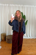 Aurelio Padded Short Teddy Jacket | Adoré Paris