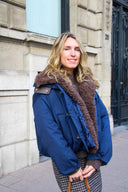 aurelio-gewatteerde-korte-teddy-jas-adoré-paris-navy-lookfoto-vooraanzicht