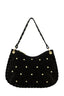 Casey Suede Leren Studs Schoudertas