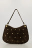 Casey Suede Leren Studs Schoudertas