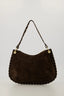 Casey Suede Leren Studs Schoudertas