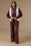 cecile-omkeerbaar-nepleren-teddy-gilet-vest-bordeaux-adore-paris-model-vooraanzicht-2
