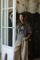 Cecile Reversible Faux Leather Teddy Gilet Vest