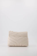 Celine Leather Chevron Shoulder Bag 