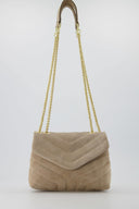 Celine Suede Chevron Schoudertas | Sweet Like You
