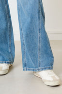 Evelyn Wide Barrel Balloon Denim Jeans Pants