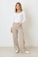 Evelyn Wide Barrel Balloon Denim Jeans Pants