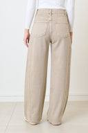 Evelyn Wide Barrel Balloon Denim Jeans Pants