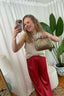 Daphne Plisse Clutch Schoudertas