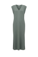 Evaluna Maxi V-Neck Dress | Adoré Paris