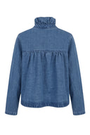 Chloe Ruffle Denim Jeans Jas | Sweet Like You