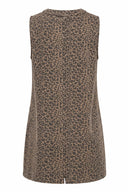 Leonie Mini Leopard Denim Jeans Dress | Sweet Like You