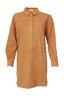 cliff-nepleren-jurk-camel-suncoo-paris-productfoto-vooraanzicht-1