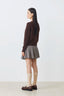 Ben Plaid Pleated Skirt
