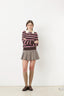 prego-strepen-polo-top-bordeaux-suncoo-pris-model-vooraanzicht-2