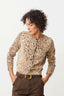 gacia-luipaard-cardigan-beige-suncoo-paris-model-vooraanzicht-1