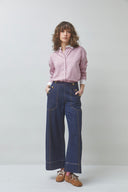 lake-gestreepte-hemd-blouse-suncoo-paris-modelfoto-vooraanzicht-2