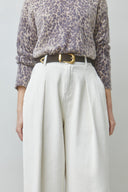 rim-gekleden-pantalon-broek-creme-suncoo-paris-modelfoto-detail-1