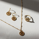 Leopard Coin Earrings