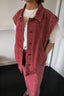 Joan Mouwloos Denim Jeans Jas