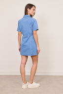 joye-denim-jeans-polo-jurk-blue-sweet-like-you-modelfoto-achteraanzicht-1