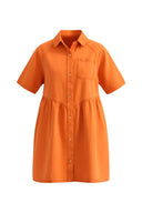 kelly-oversized-denim-jeans-jurk-orange-sweet-like-you-productfoto-vooraanzicht-1