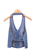 Liv Polka Dot Stippen Mouwloos Gilet Vest