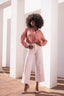 Windy Pink Denim Jeans Pants