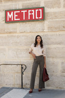 gaspard-denim-jeans-broek-khaki-sweet-like-you-model-vooraanzicht-1